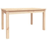 Garden Table 82.5x50.5x45 cm Solid Wood Pine - Front View