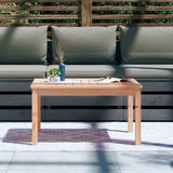 Garden Table 82.5x50.5x45 cm Solid Wood Douglas - Side View