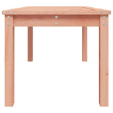 Garden Table 82.5x50.5x45 cm Solid Wood Douglas - Rear View