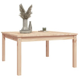 Garden Table 82.5x82.5x45 cm Solid Wood Pine - Top-Down View
