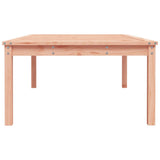 Garden Table 121x82.5x45 cm Solid Wood Douglas