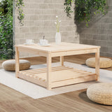 Garden Table 82.5x82.5x45 cm Solid Wood Pine - Side View