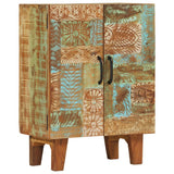 Hand Carved Sideboard 55x30x75 cm Solid Wood Reclaimed - Extra Image