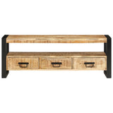 TV Cabinet 120x30x45 cm Solid Wood Mango