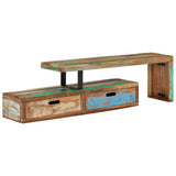 TV Stand (118-200)x30x40 cm Solid Wood Reclaimed