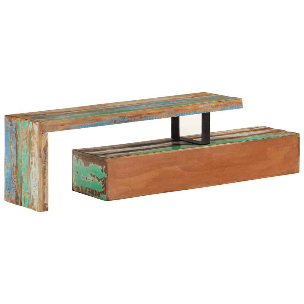 TV Stand (118-200)x30x40 cm Solid Wood Reclaimed