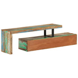TV Stand (118-200)x30x40 cm Solid Wood Reclaimed - Low Angle