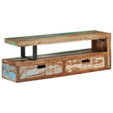 TV Stand (118-200)x30x40 cm Solid Wood Reclaimed