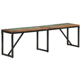 Bench 160x35x46 cm Solid Wood Reclaimed - Extra Image