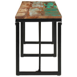 Bench 160x35x46 cm Solid Wood Reclaimed - Side View