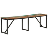 Bench 160x35x46 cm Solid Wood Reclaimed - Extra Image