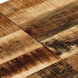 Bench 160x35x46 cm Solid Wood Mango - Close-Up Angle