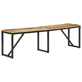 Bench 160x35x46 cm Solid Wood Mango - Extra Image