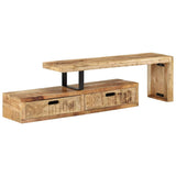 TV Stand (118-200)x30x40 cm Solid Wood Mango