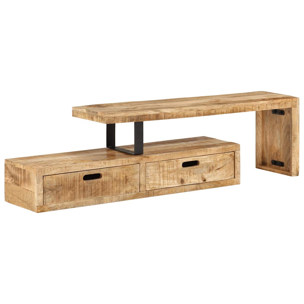 TV Stand (118-200)x30x40 cm Solid Wood Mango