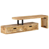 TV Stand (118-200)x30x40 cm Solid Wood Mango