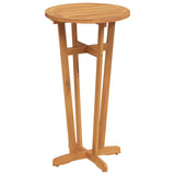Garden Bar Table Ø60x105 cm Solid Wood Acacia - Front View