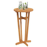 Garden Bar Table Ø60x105 cm Solid Wood Acacia - Top-Down View