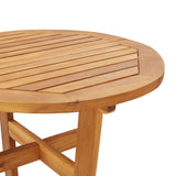 Garden Bar Table Ø60x105 cm Solid Wood Acacia - Extra Image