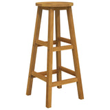 3 Piece Bar Set Solid Wood Acacia - Top-Down View