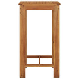 Garden Bar Table 60x60x105 cm Solid Wood Acacia - Top-Down View