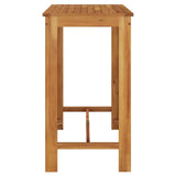 Garden Bar Table 120x60x105 cm Solid Wood Acacia