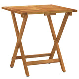 3 Piece Folding Bistro Set with Cushions Solid Wood Acacia - 45-Degree Angle