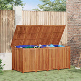 Garden Storage Box 200x80x75 cm Solid Wood Acacia - Side View