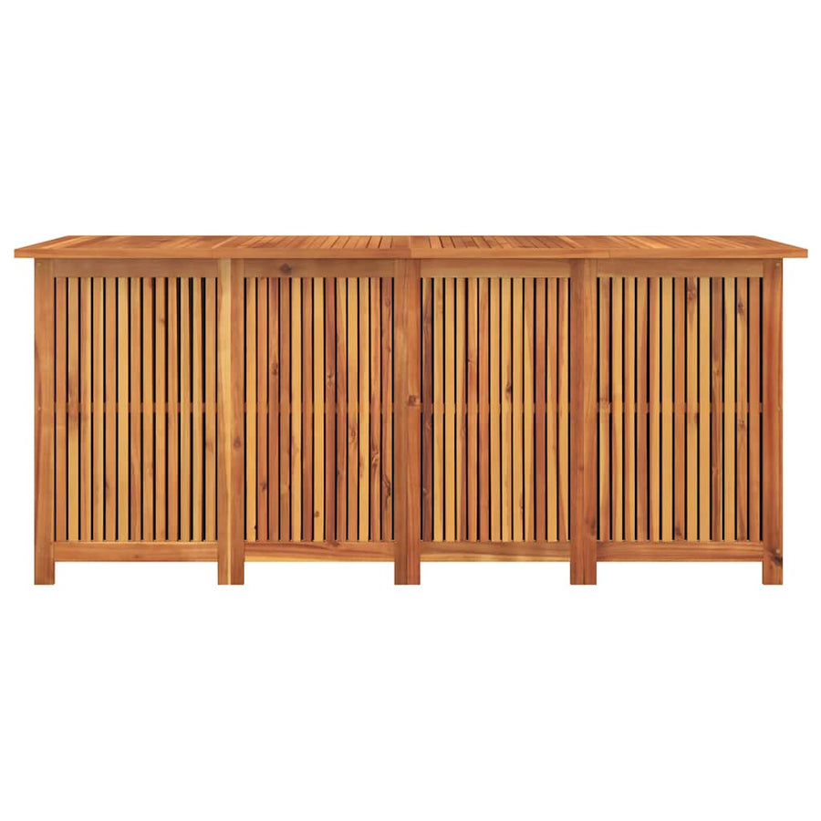 Garden Storage Box 200x80x75 cm Solid Wood Acacia
