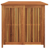 Garden Storage Box 200x80x75 cm Solid Wood Acacia - Low Angle