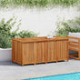 Garden Storage Box 200x80x75 cm Solid Wood Acacia