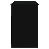 Desk with Drawers Black 102x50x76 cm Engineered Wood