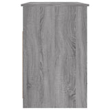 Desk with Drawers Grey Sonoma 102x50x76 cm Engineered Wood - Low Angle