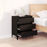Sideboard Black 60x35x70 cm Engineered Wood - Side View