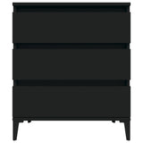 Sideboard Black 60x35x70 cm Engineered Wood - 45-Degree Angle
