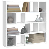 Book Cabinet/Room Divider White 105x24x102 cm - Top-Down View