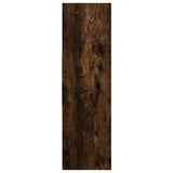 Book Cabinet Smoked Oak 97.5x29.5x100 cm Engineered Wood - 45-Degree Angle