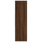 Book Cabinet Brown Oak 97.5x29.5x100 cm Engineered Wood