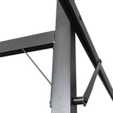 Pergola with Retractable Roof Anthracite 295x292x230 cm - Close-Up Angle