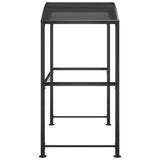 BBQ Gazebo with Side Shelves Anthracite 210x114x230 cm Steel - Top-Down View