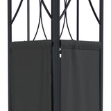 Gazebo with Roof Anthracite 300x300x270 cm Steel - Top-Down View