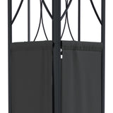 Gazebo with Roof Anthracite 400x300x270 cm Steel - Top-Down View