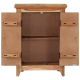 Sideboard 55x33x75 cm Solid Wood Acacia and Reclaimed