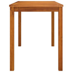 Garden Table 110x55x67 cm Solid Wood Acacia
