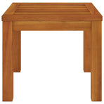 Garden Stools with Cushions 2 pcs 40x40x42 cm Solid Wood Acacia
