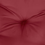 Garden Highback Chair Cushions 4 pcs Wine Red 120x50x7 cm Fabric
