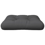 Pallet Cushion Anthracite 50x50x12 cm Fabric - Top-Down View