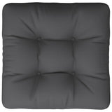 Pallet Cushion Anthracite 50x50x12 cm Fabric - Rear View