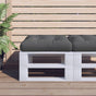 Pallet Cushion Anthracite 50x50x12 cm Fabric