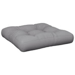 Pallet Cushion Grey 50x50x12 cm Fabric